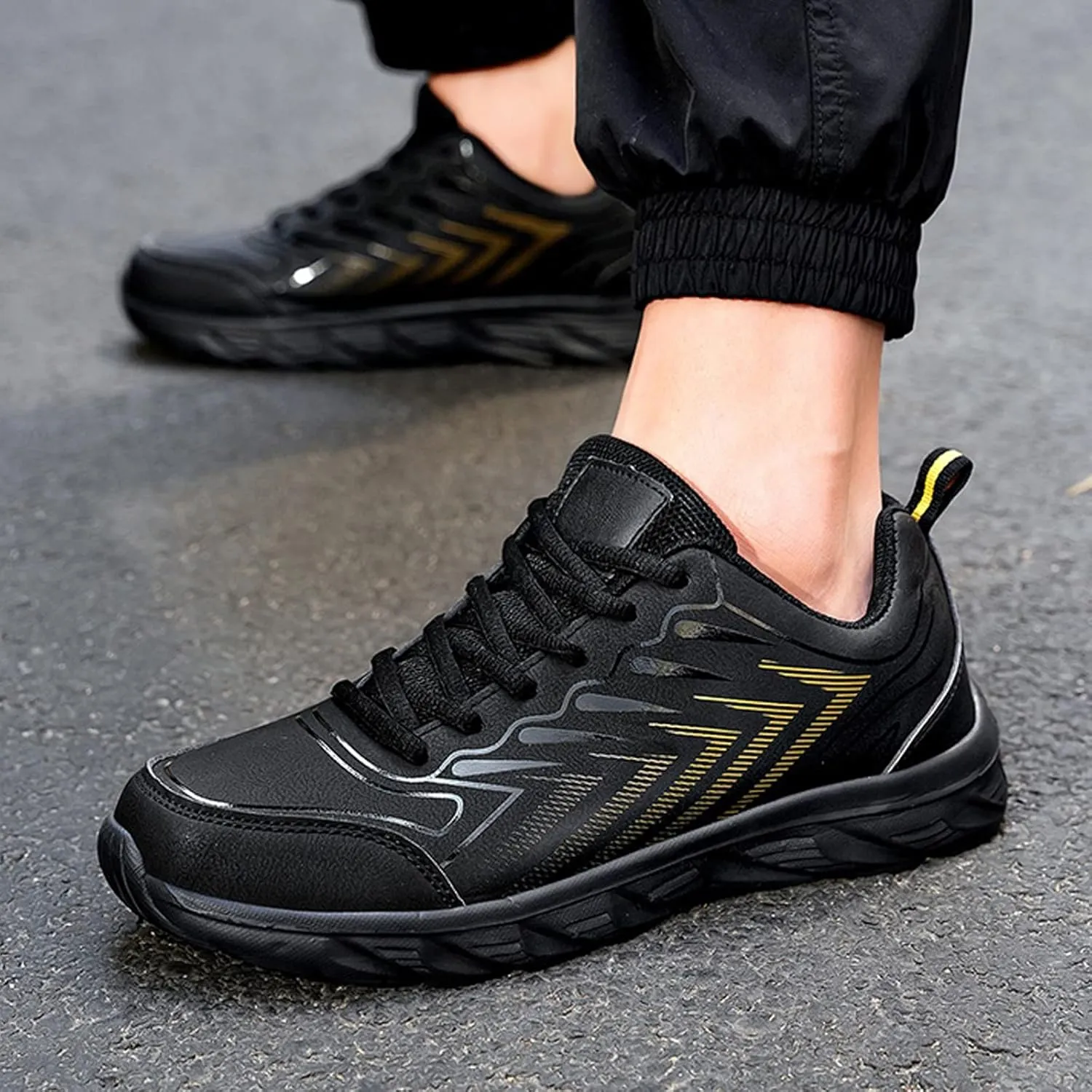 Tennis Shoes Men Casual Sneakers for Men Lightweight Breathable Slip on Running Shoes Mens Wide Toe Box Sneakers