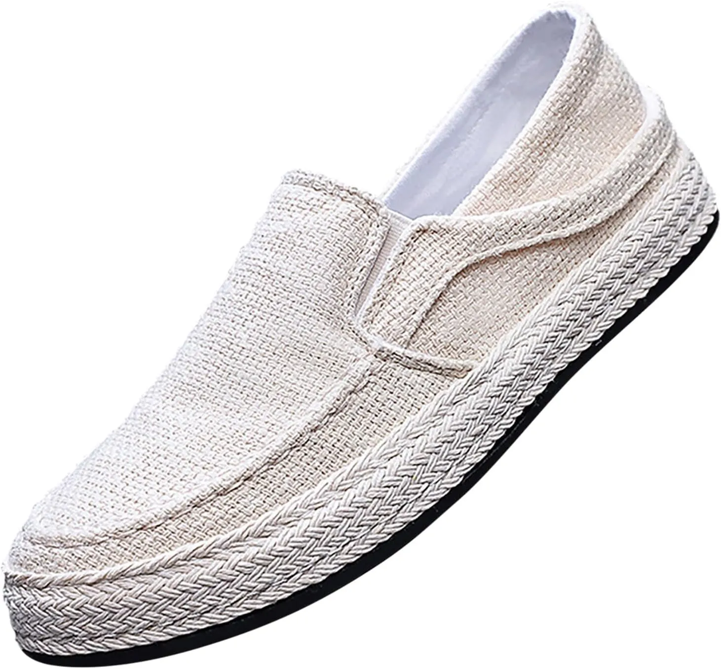 Tennis Walking Shoes 2022 Men's New Spring and Fisherman's Shoes Canvas Thick Soled Slip On