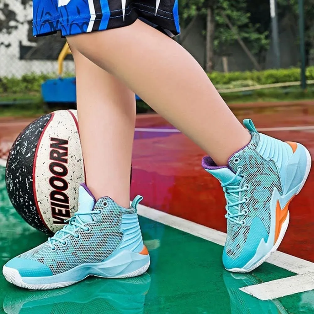 Unisex Basketball Shoes Lightweight Breathable Anti Slip Fashionable Training Boots