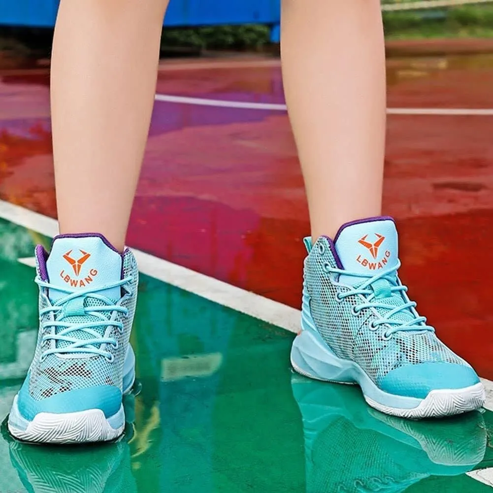 Unisex Basketball Shoes Lightweight Breathable Anti Slip Fashionable Training Boots