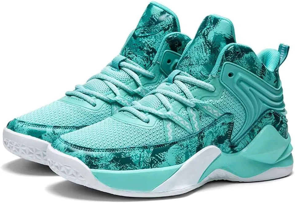 Unisex's High Top Lightweight Fly-Weaving Running Jogging Sneakers Sports Tennis Basketball Shoes