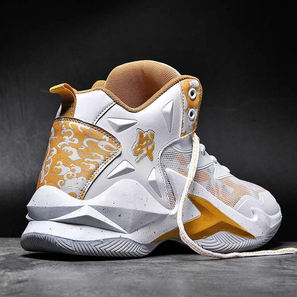 VAXAV Unisex High Top Basketball Shoes Outdoor Sports Sneakers Athletic Running Tennis Shoes