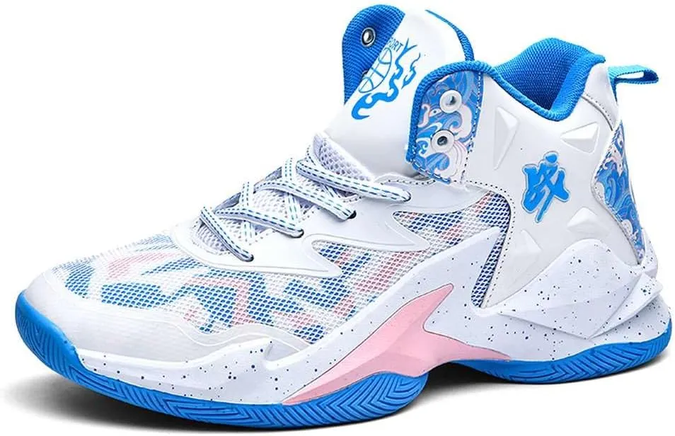 VAXAV Unisex High Top Basketball Shoes Outdoor Sports Sneakers Athletic Running Tennis Shoes