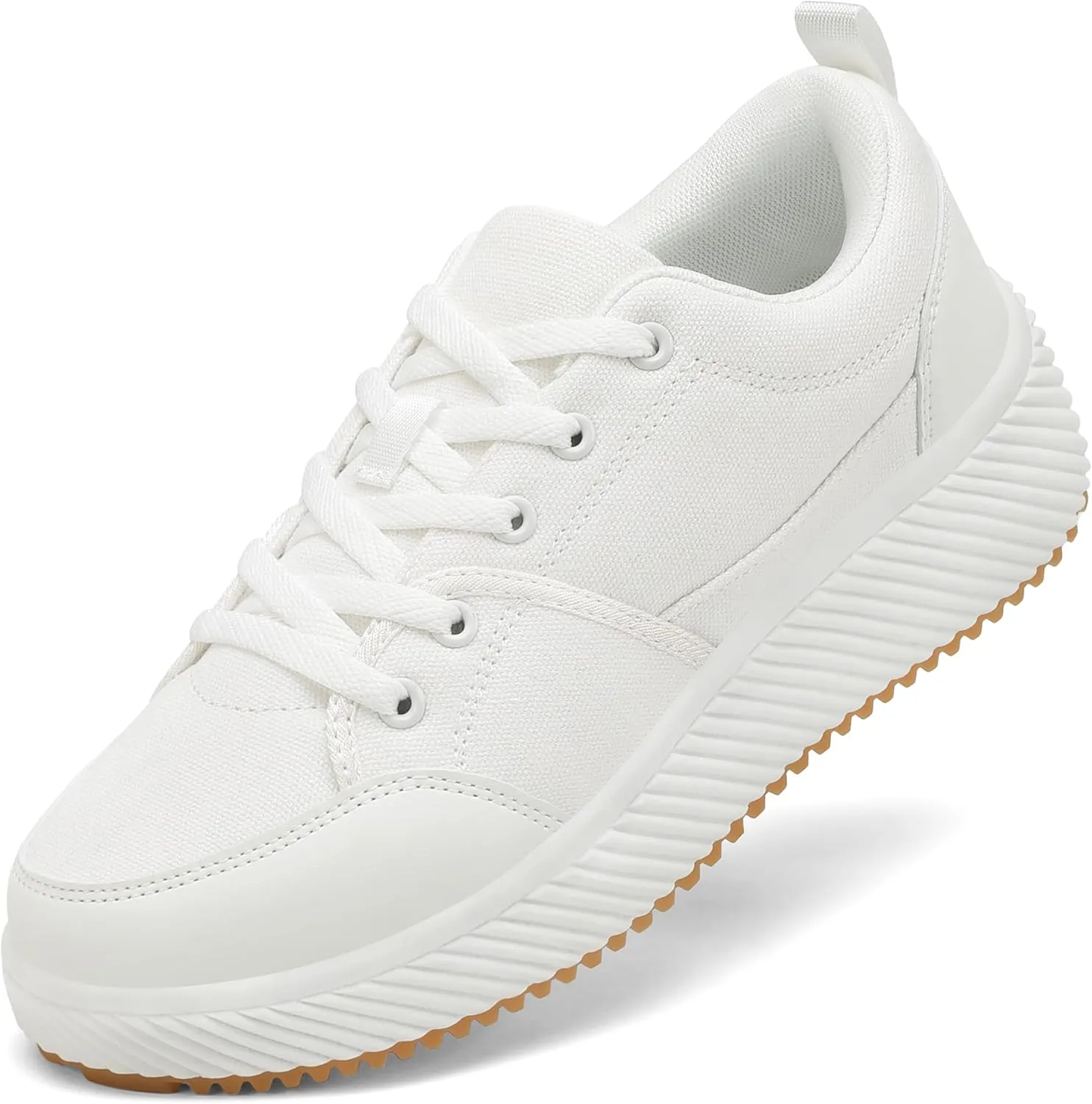 VZQ Platform Sneakers for Women,Comfortable Low Top Braided Womens Chunky Sneakers Casual Classic Tennis Shoes for Walking