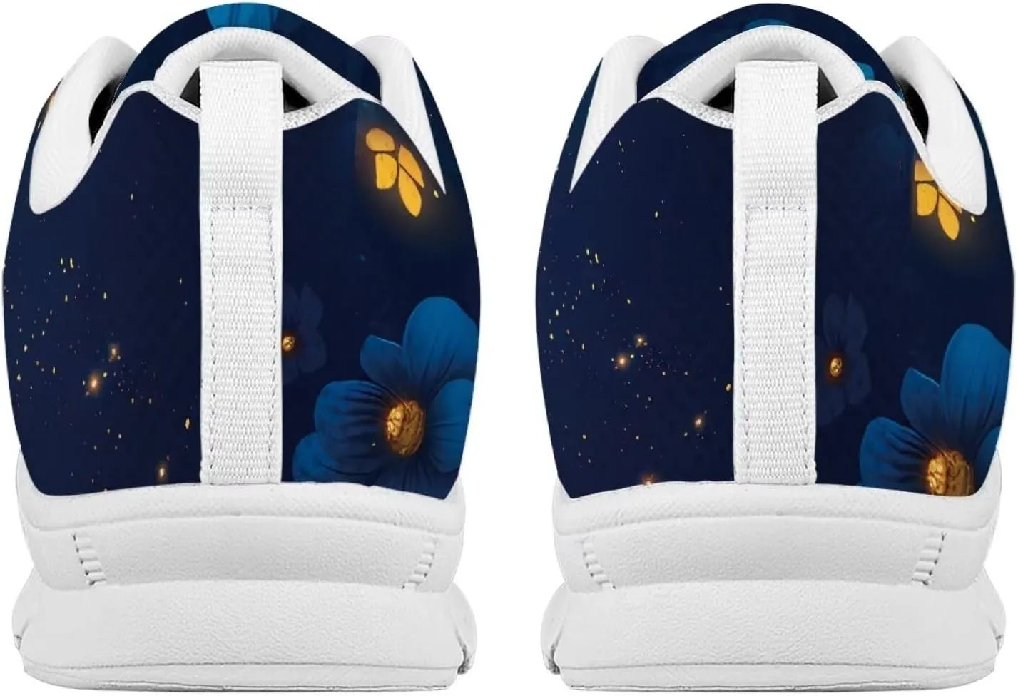 Walking Shoes Lightweight Cushioned Athletic Sneakers Women Casual Anti-Slip Camping Shoes for Travel US 5-12 White Sole