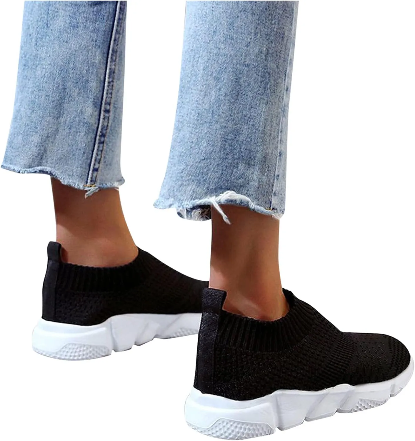 Wedge Heel Sneakers for Women Tenis Antideslizante para Mujer Negros Shoes for Women Sneakers Trendy Wide Bowling Shoes Women 8 Wide Womens Walking Sneakers with Arch Support Wide Width