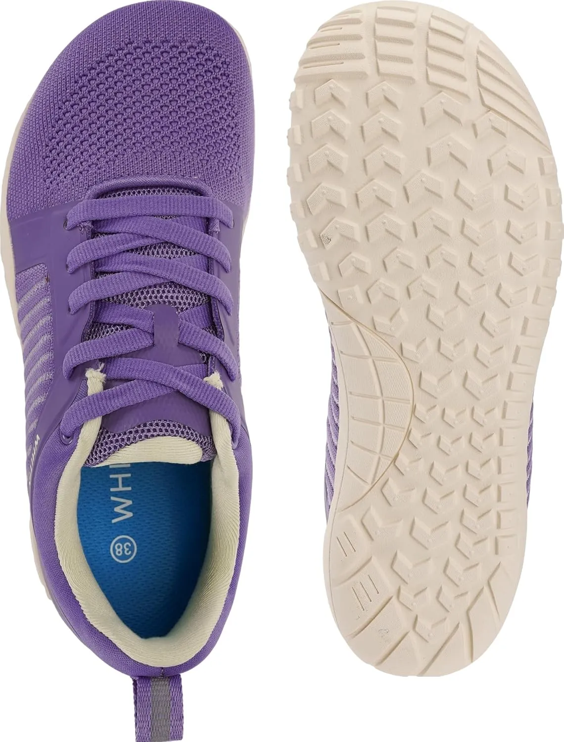 WHITIN Women's Wide Barefoot Trail Running Shoes | Minimalist Hiking Footwear | Zero Drop | Flexible Traction