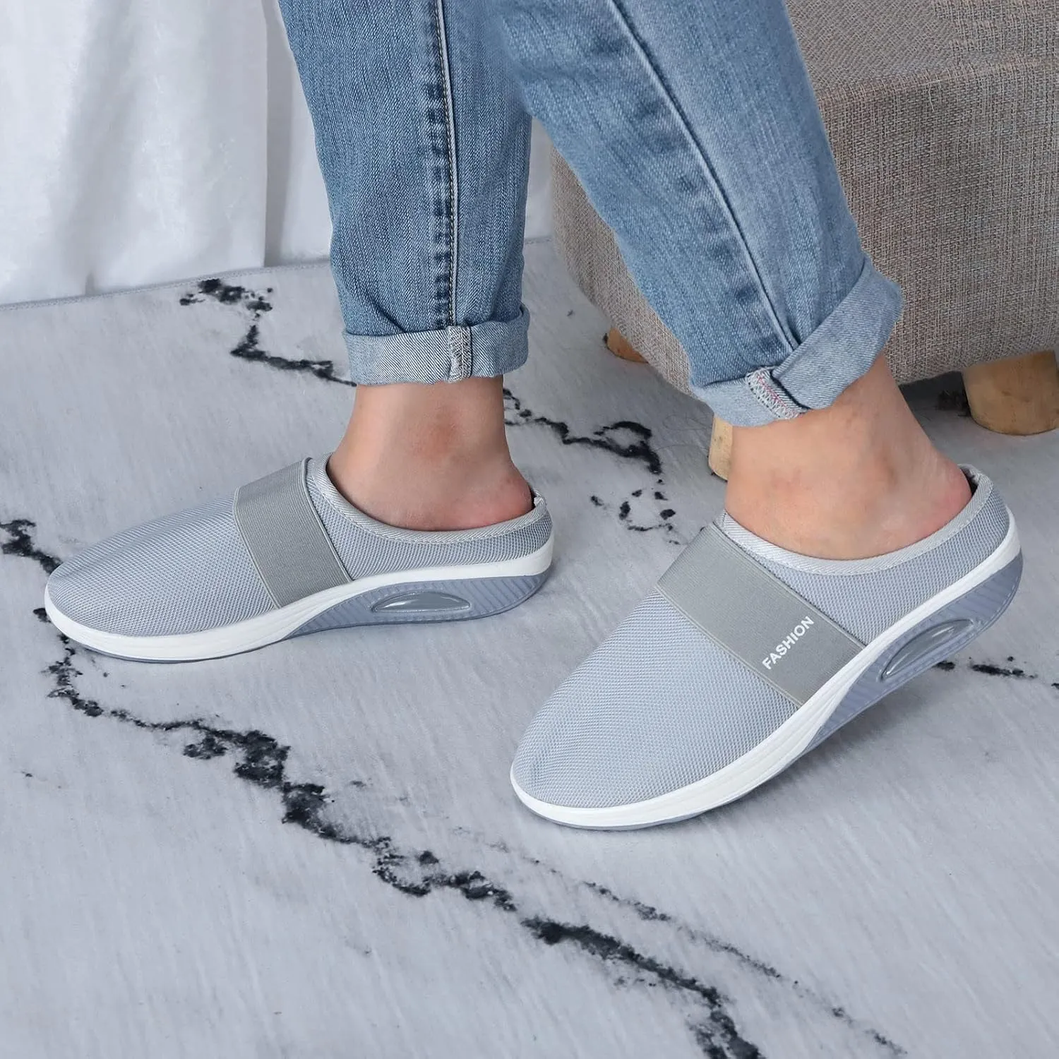 Wide Width Platform Sneaker for Women Sneakers Slip On Women's Non Slip Work Shoes Nursing Shoes Women Comfortable Womens Walking Shoes Slip On Arch Support Women's Slip On Shoes Wide Toe Box