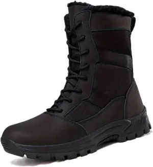 Winter Snow Boots, Men's Hiking Boots, Men's Tactical Boots, Outdoor Insulation Boots, Warm, Non-Slip, Durable
