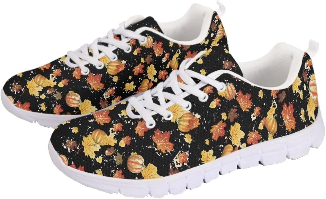 Women Athletic Walking Shoes Lace Up Lightweight Casual Running Shoes Sneaker Gym Travel