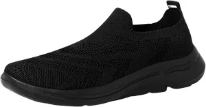Women Slip Ons Sneakers Shoes Mesh Knit Size 8 Wide Non Slip Black Work Shoes for Women Womens Shoes Casual Fall Wedge Fall Wedge Sneakers for Women 2023 Walking Shoes Women Size 11.5 Wide Slip On