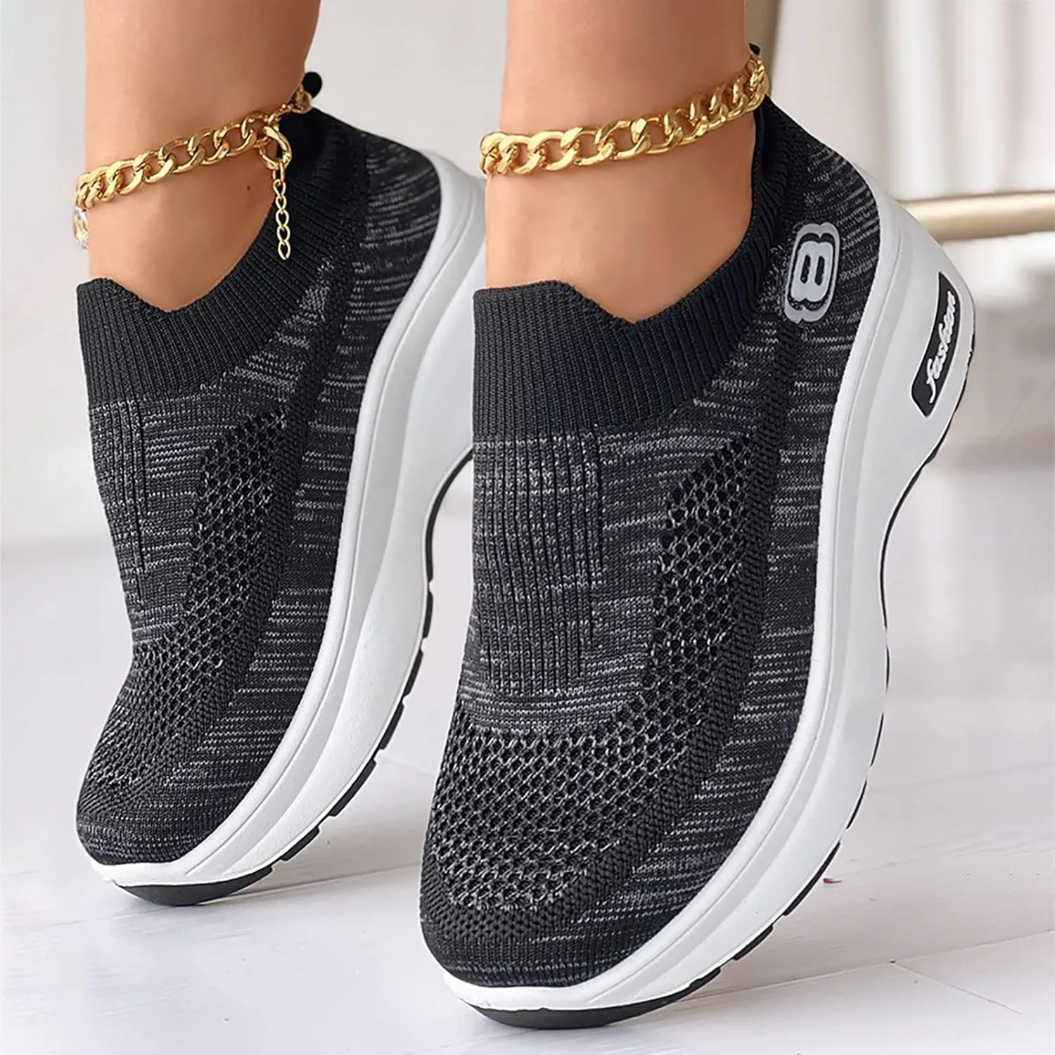 Women Sneakers Size 8 Comfortable Tenis De Mujer para Pies Con Juanetes OrtopéDicos Winter Slip On Shoes for Women Outdoor Black Sparkly Sneakers for Women Dressy Zapatos OrtopéDicos para Mujeres