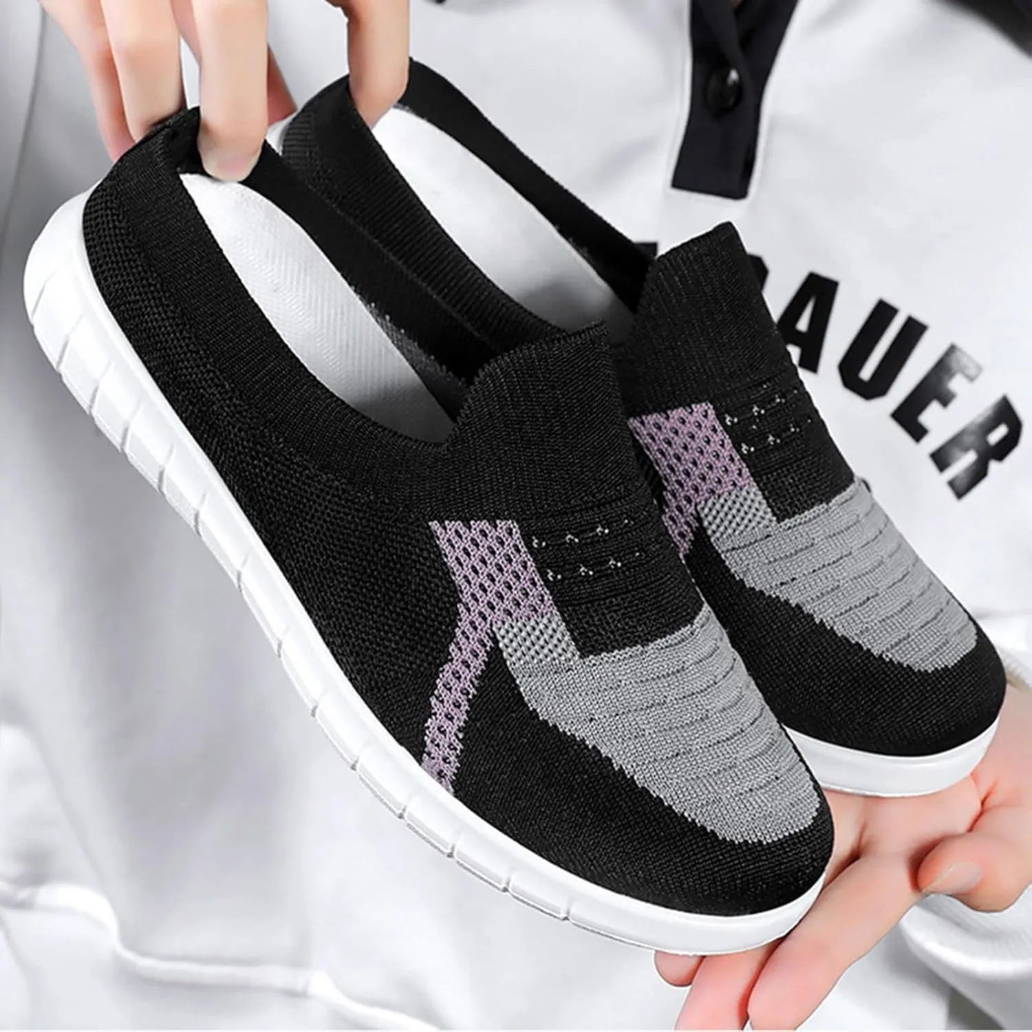 Women Spring New Breathable Fly Woven Casual Half Slippers Mother's Shoes Shallow Slippers Stylish Sandals