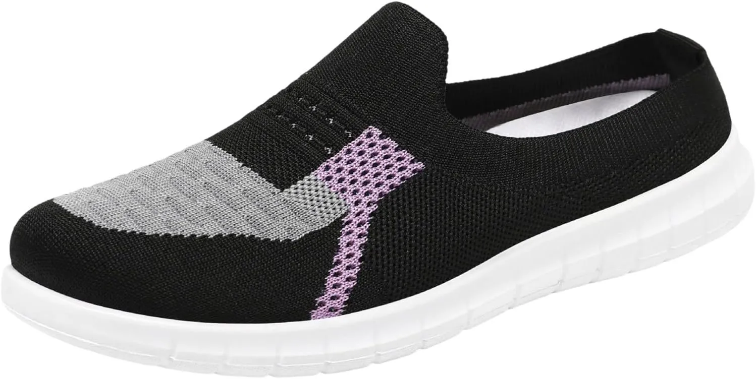Women Spring New Breathable Fly Woven Casual Half Slippers Mother's Shoes Shallow Slippers Stylish Sandals