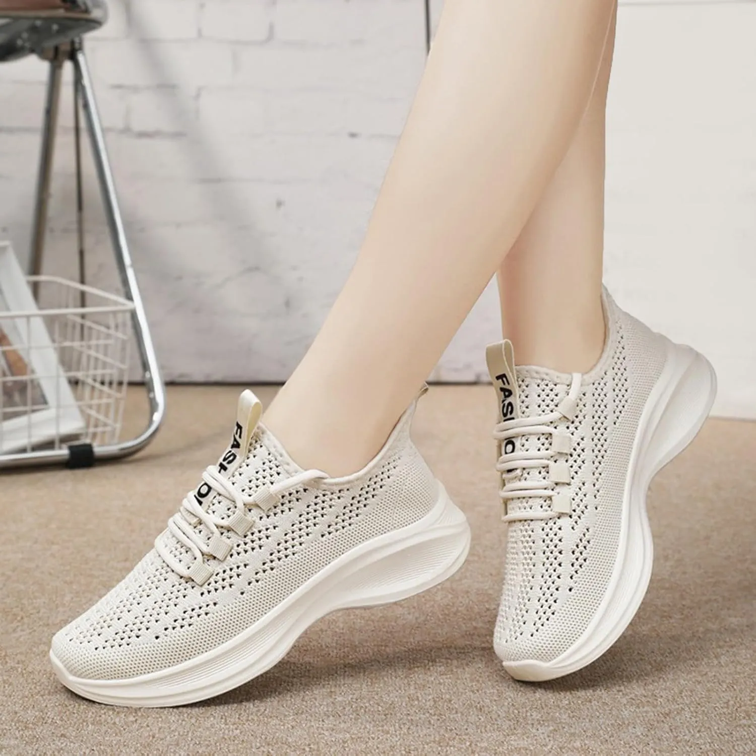 Women Walking Shoes Sock Sneakers Slip-On Breath Slip On Shoes Women Slip On Casual Shoes Slip On Men Shoes Sneakers Slip On Tennis Shoe Cross Trainer Shoe