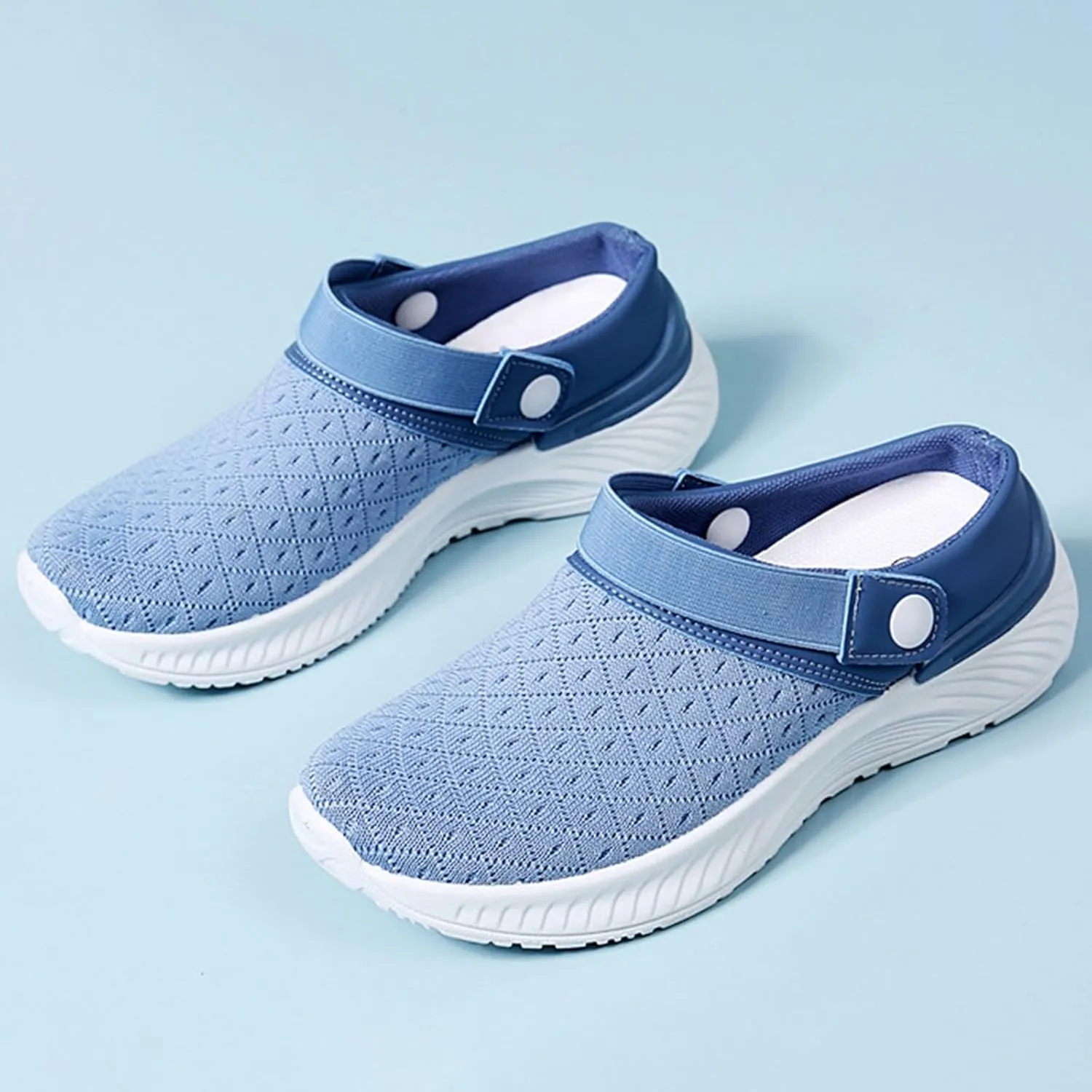 Women's Backless Walking Sneakers Summer Slip-on Tennis Shoes Men Winter Slip On Shoes Casual Brown Sneakers Platform Tennis Shoe Loafers Casual Slip On