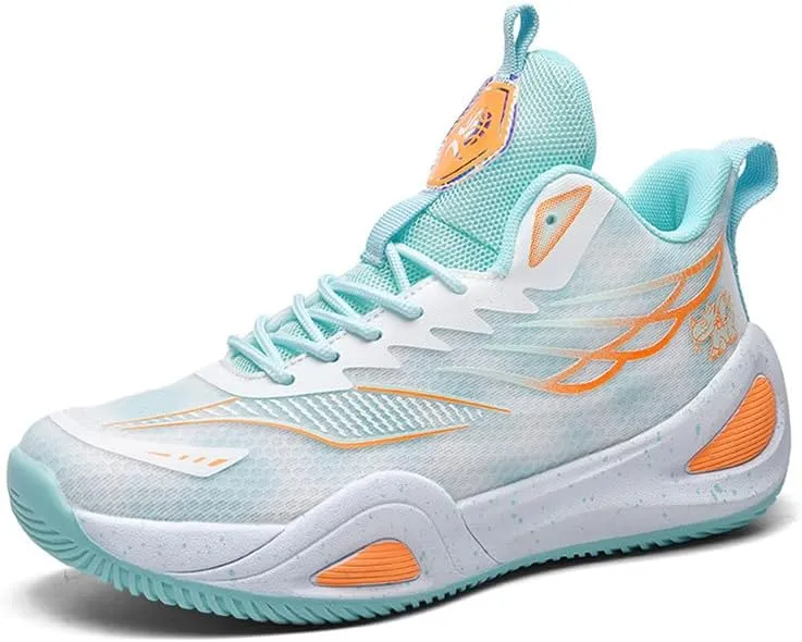 Womens Basketball Shoes for Men High Top Breathable Non Slip Unisex-Adult Outdoor Sneakers Youth Fashion Running Shoes