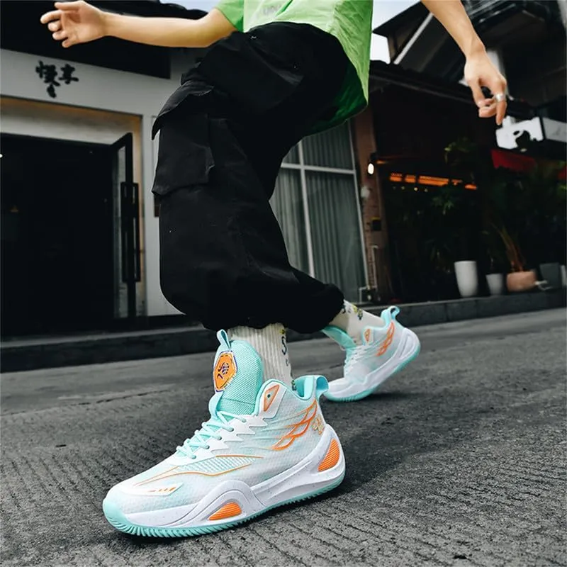 Womens Basketball Shoes for Men High Top Breathable Non Slip Unisex-Adult Outdoor Sneakers Youth Fashion Running Shoes