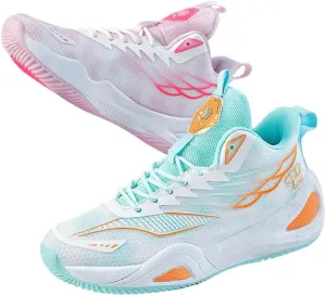 Womens Basketball Shoes for Men High Top Breathable Non Slip Unisex-Adult Outdoor Sneakers Youth Fashion Running Shoes