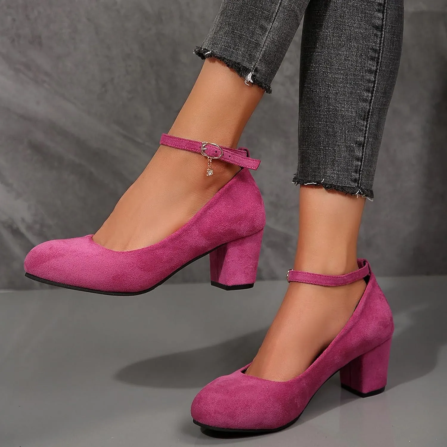 Women's Casual Shoes with Chunky Heel Perfect for Daily Slip On for Comfortable Fit Shoes for Men Casual Walking