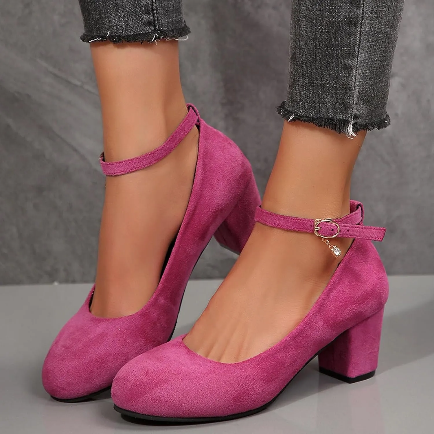 Women's Casual Shoes with Chunky Heel Perfect for Daily Slip On for Comfortable Fit Shoes for Men Casual Walking