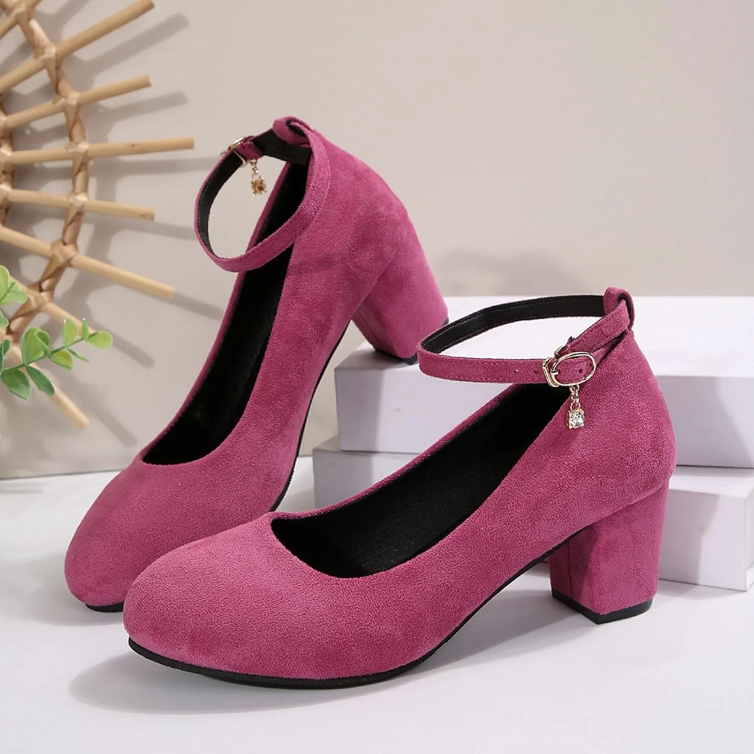 Women's Casual Shoes with Chunky Heel Perfect for Daily Slip On for Comfortable Fit Shoes for Men Casual Walking