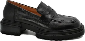 Women's Classic Chunky Heel Penny Loafers