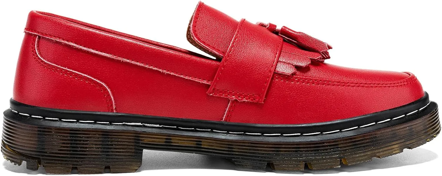 Women's Classic Penny Loafer Platform Chunky Heel Loafer for Women Comfortable Womens Business Casual Shoes