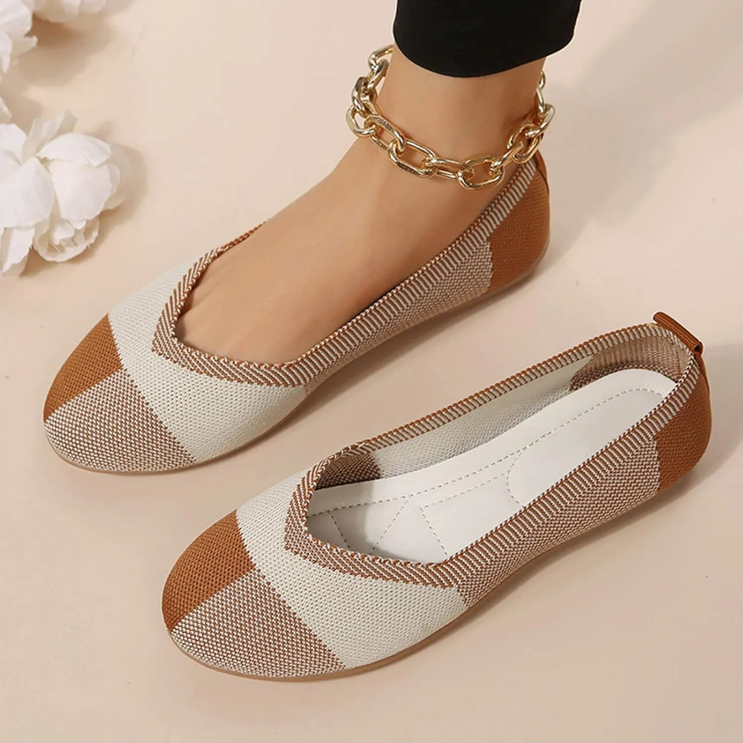 Women's Comfort Walking Boat Shoe Loafers Sneakers for Daily Walking Cute Loafer Slip on Walking Driving Shoes