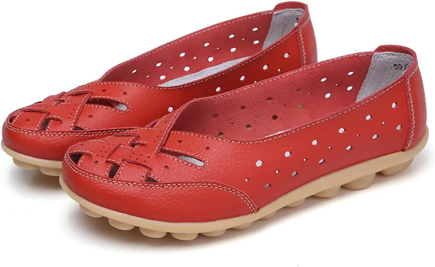 Women's Comfortable Loafers Retro Ladies Moccasins Driving Mocs Comfort Slip-On Fashion Boat Shoes Classic Flats