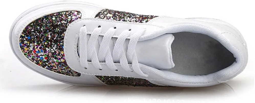 Women's Fashion Platform High Top Sneakers Zapatos para Mujer Comodos De Fiesta Wide Width Sneakers for Women Slip Ons Sneakers for Women Shoes for Wedding Guest Women Comfy Fall