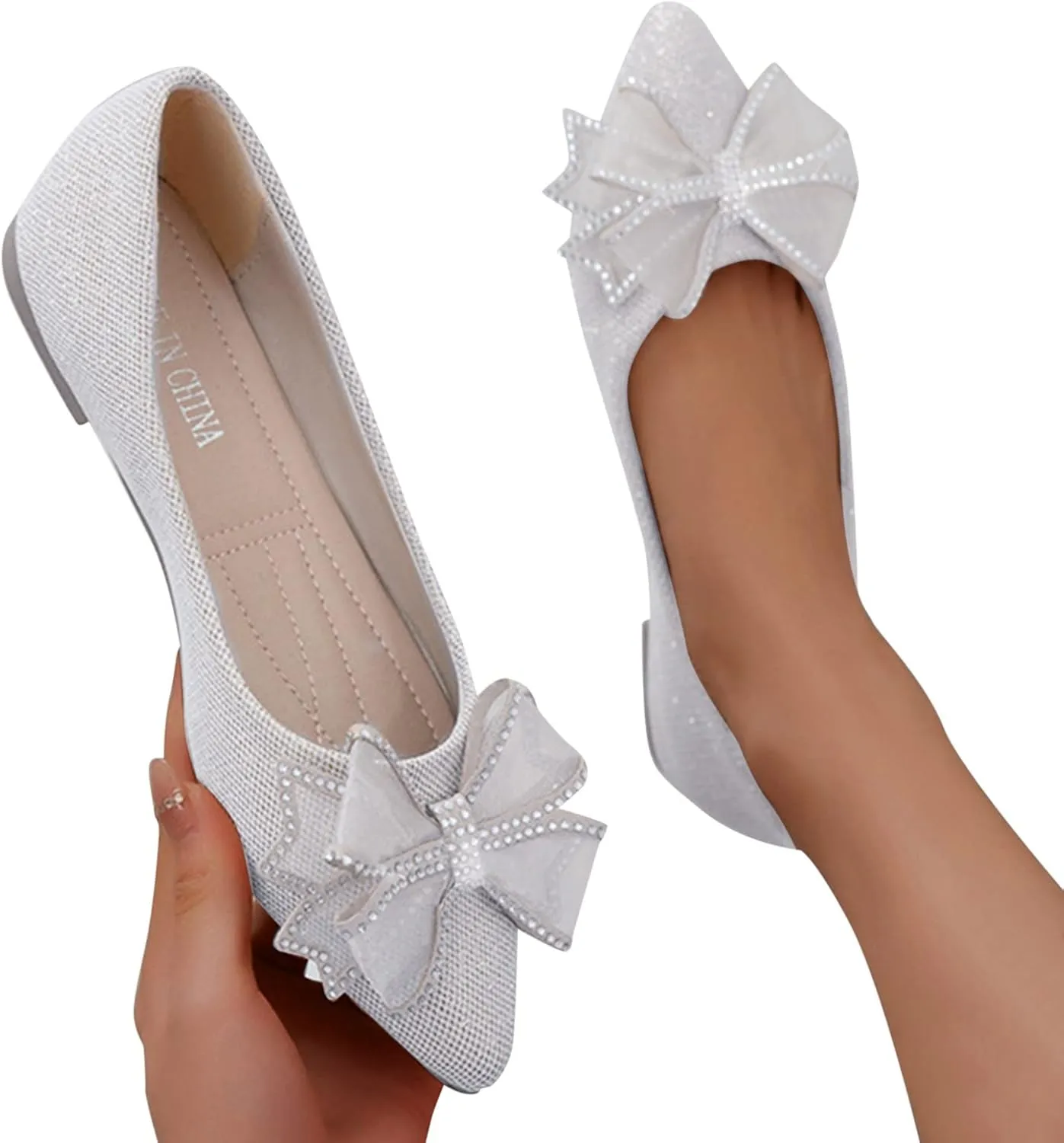 Women's Flat Shoes Loafer Lightweight & Breathable Slip on Women's Comfort Penny Loafers with Arch Support