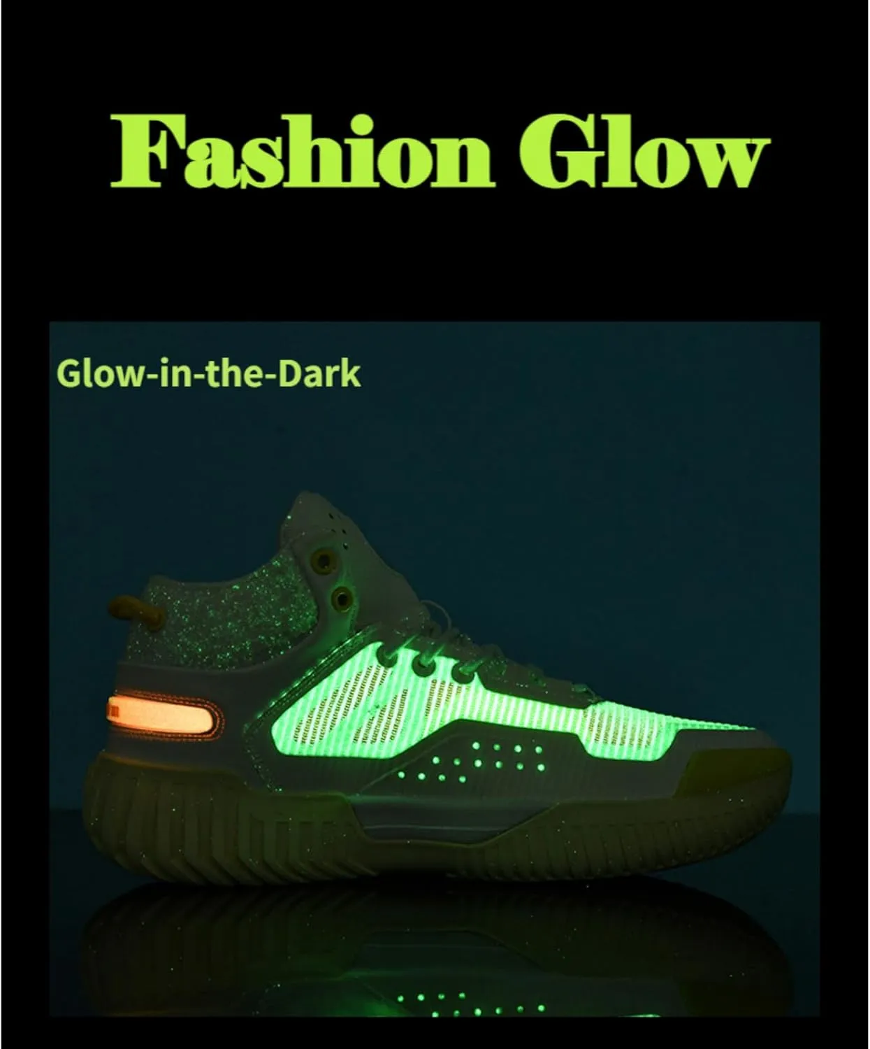 Women's High Top Basketball Shoes - Breathable Mesh Training Sneakers for Sports, Elastic Cushioning Anti-Slip