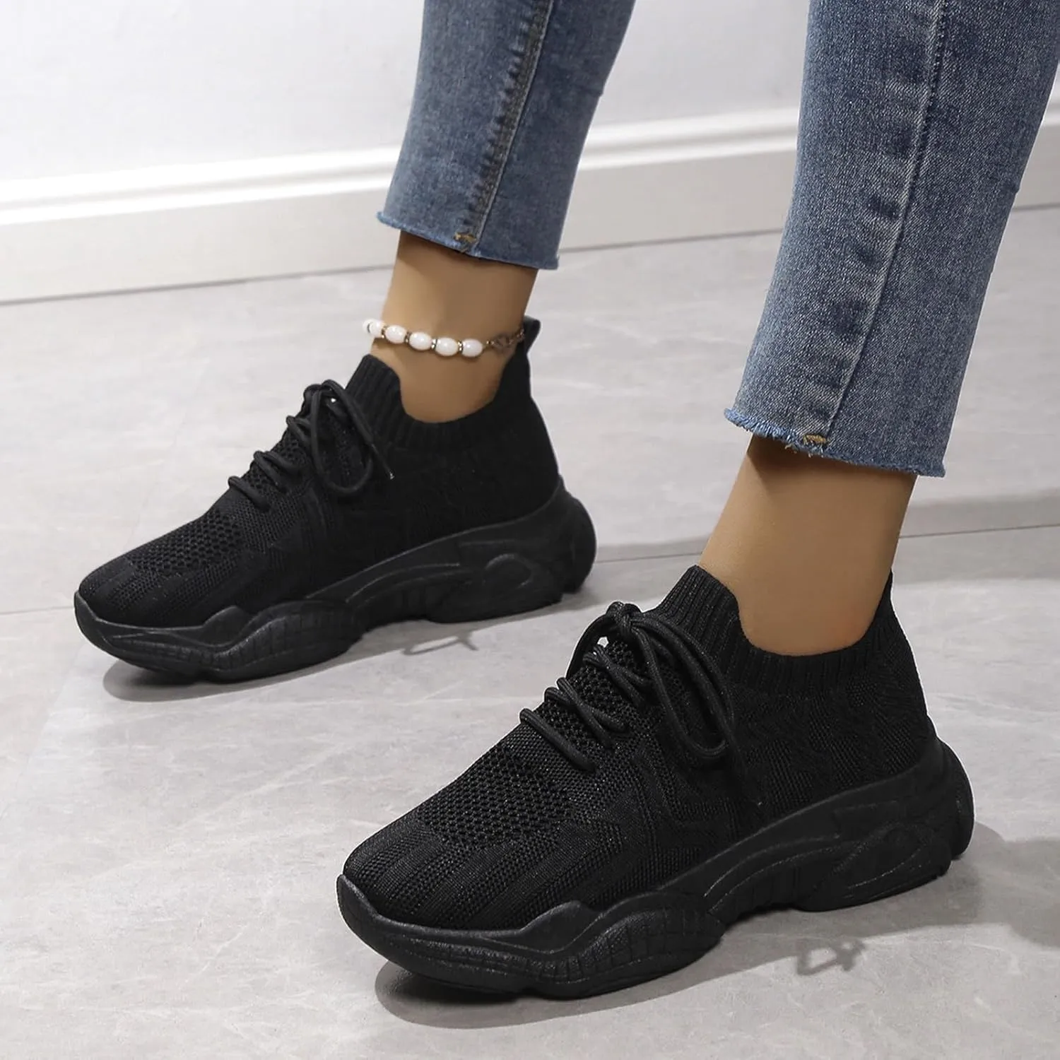 Women's High Top Wedge Fashion Sneakers Hidden Heel Tenis Antideslizantes para Mujer Azul Marino All Black Nurse Shoes for Women Women's Sneakers Size 9.5 Wide Zapatillas De Tacon para Mujer