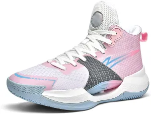 Womens Mens Basketball Shoes Fashion Athletic Sneakers Breathable Leightweight Non Slip High Top Outdoor Sport Shoe