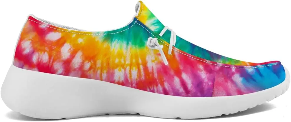 Women's Men's Loafers Slip-on Shoes Tie Dye Shoes Gifts for Women Men