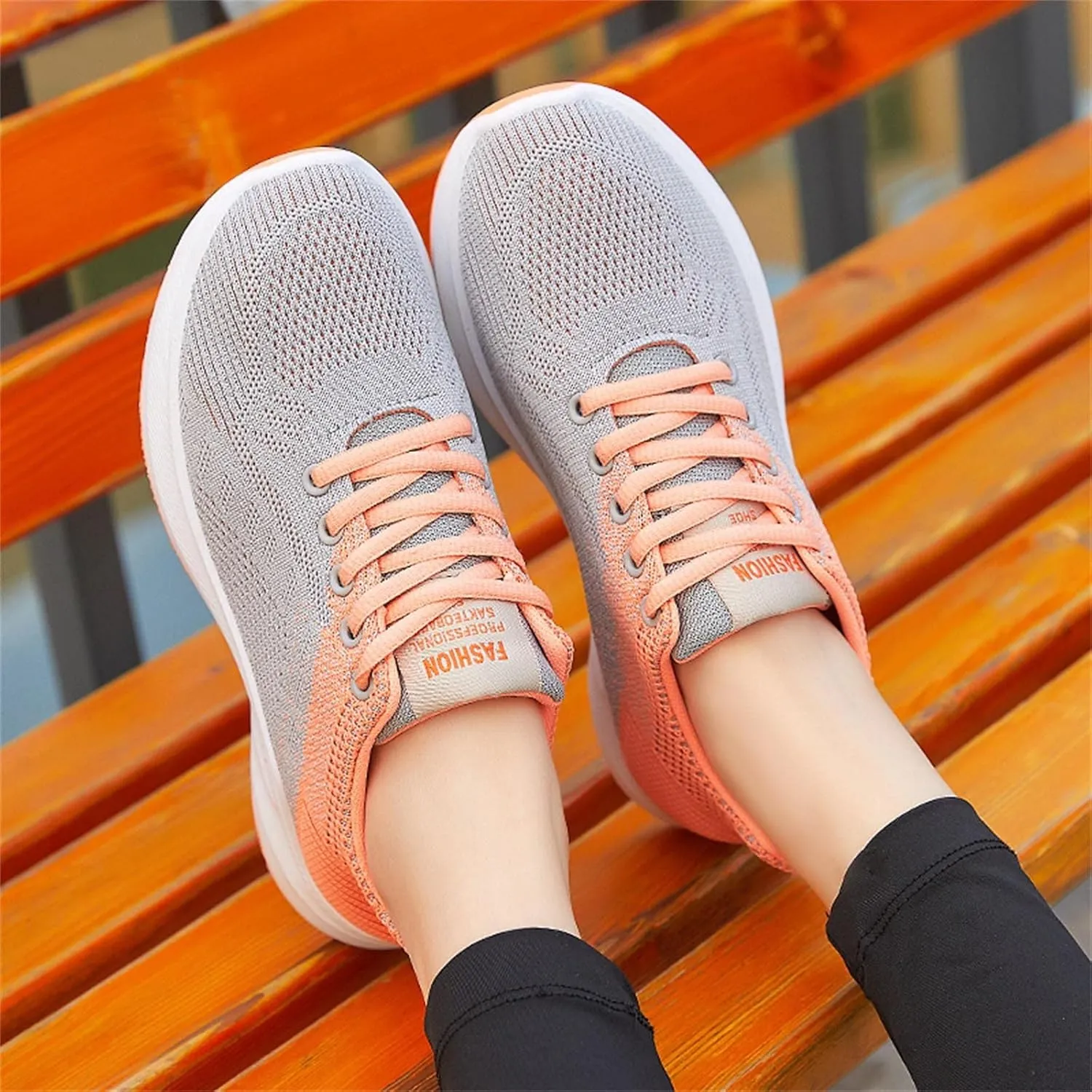 Womens Platform Sneakers Fashion Zapatos para Mujer Negros Elegantes Con Tacon De Plataforma Womens Slip On Sneakers 8.5 Wedge Sneakers for Women Size 11 Wide Zapatos De Trabajo para Mujer