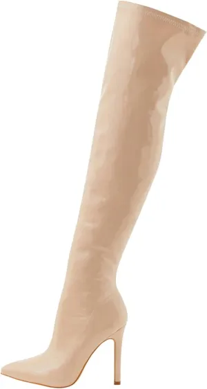 Women's Round Toe Flat Heel Over The Knee Boots,Fall Winter Square Heel Thigh High Boots,Casual knight Riding Boots Cowgirl
