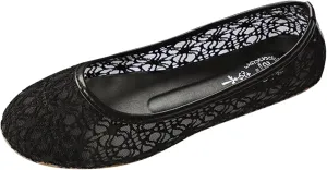 Women’s Shoes Women Hollow Embroidery Slip On Front Work Loafers Lace Flowers Casual Shoes