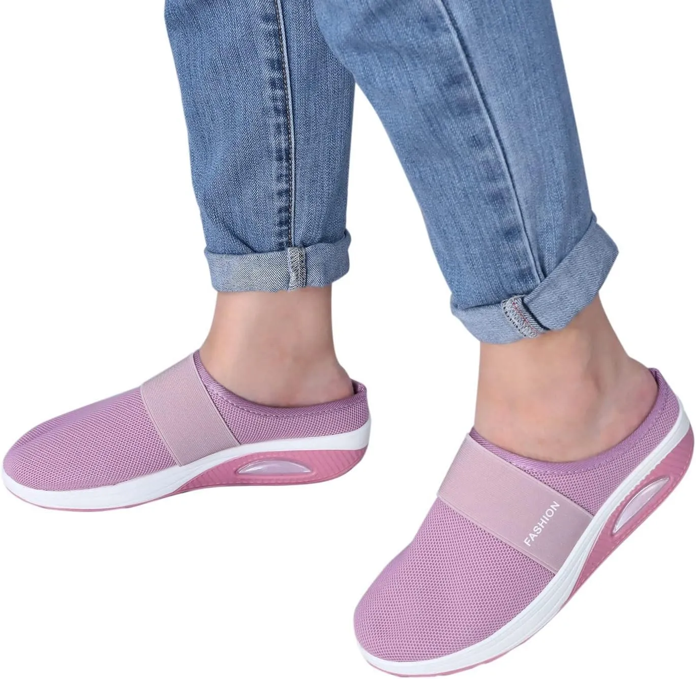 Women's Slip-On Orthopedic Arch Support Backless Tennis Shoes Womens Winter Shoes Dressy Casual High Top Sneakers Slip On Tennis Shoe Loafers Casual Slip On
