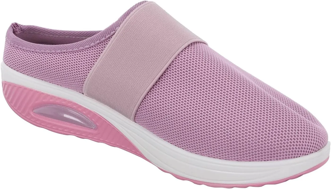 Women's Slip-On Orthopedic Arch Support Backless Tennis Shoes Womens Winter Shoes Dressy Casual High Top Sneakers Slip On Tennis Shoe Loafers Casual Slip On