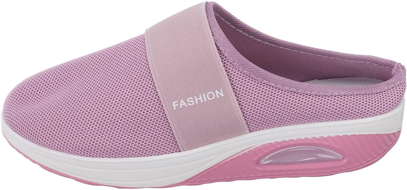 Women's Slip-On Orthopedic Arch Support Backless Tennis Shoes Womens Winter Shoes Dressy Casual High Top Sneakers Slip On Tennis Shoe Loafers Casual Slip On