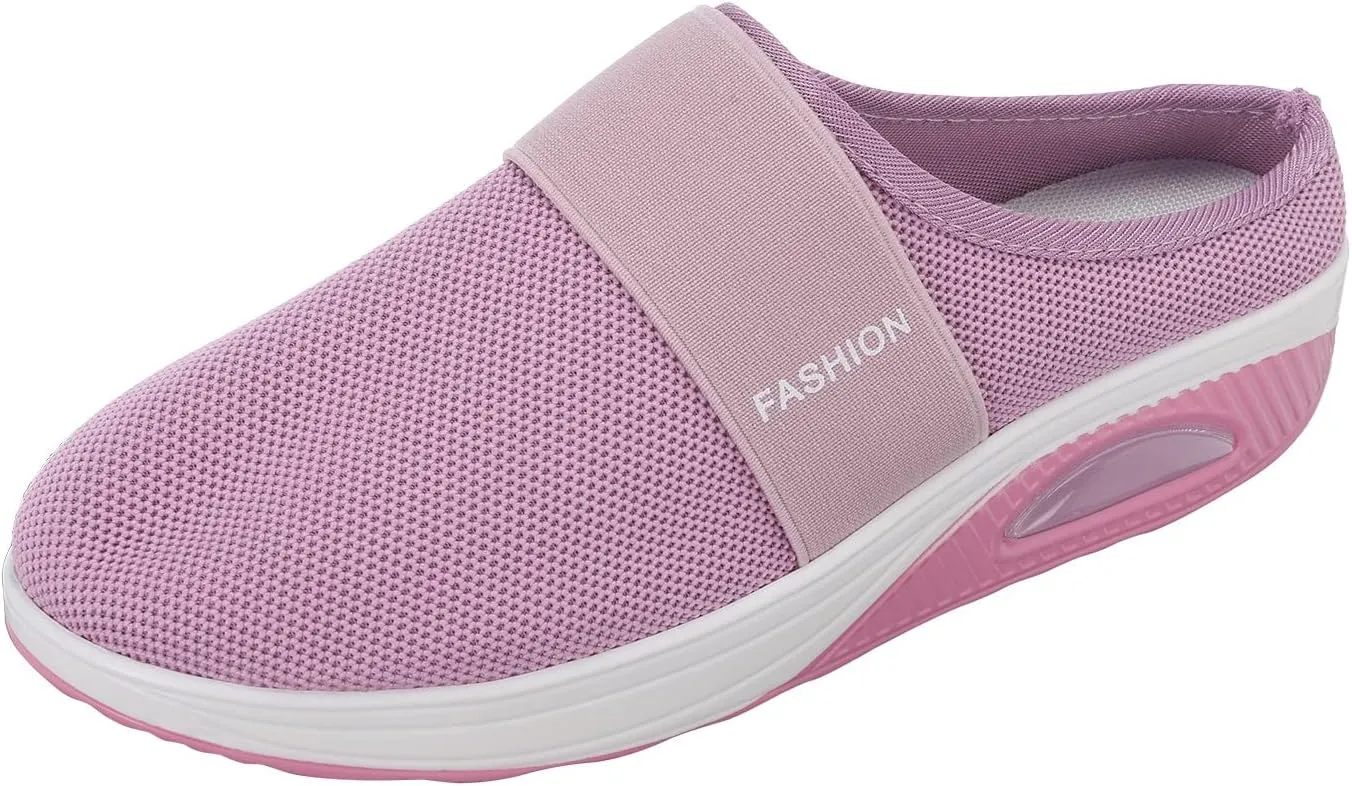 Women's Slip-On Orthopedic Arch Support Backless Tennis Shoes Womens Winter Shoes Dressy Casual High Top Sneakers Slip On Tennis Shoe Loafers Casual Slip On