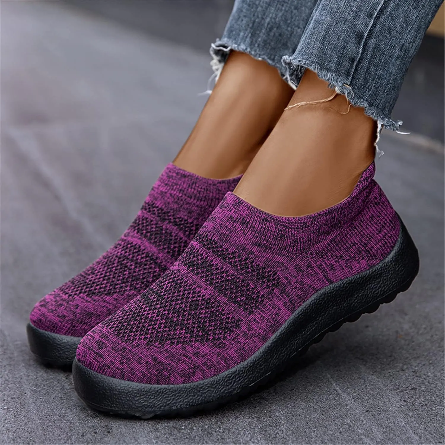 Women's Slip-on Shoes Wide Width Sneakers Hands Free Mens Running Shoes Slip On Slip On Shoes Casual White Platform Sneakers Slip On Tennis Shoe Loafers Casual Slip On