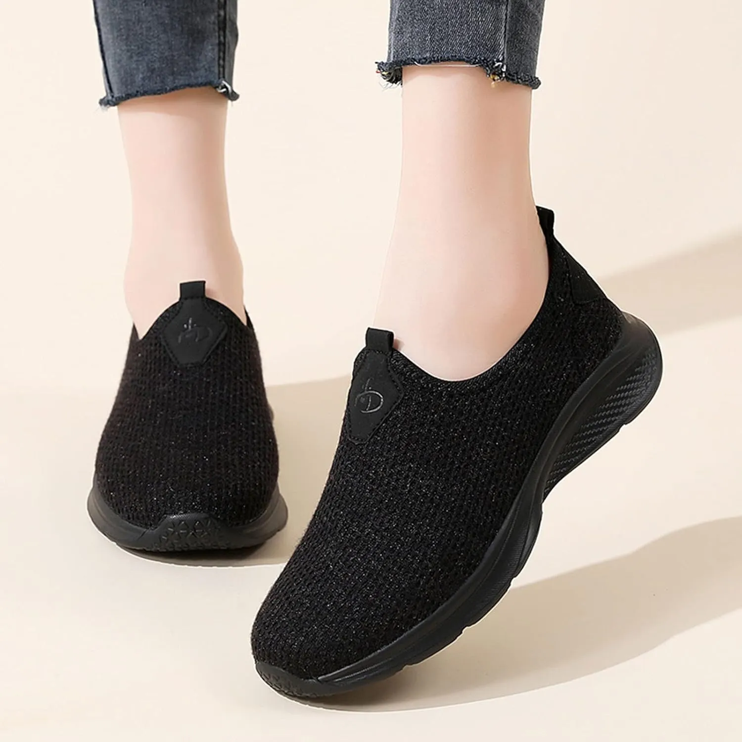 Women's Slip-on Shoes Wide Width Sneakers Hands Free Mens Running Shoes Slip On Slip On Shoes Casual White Platform Sneakers Slip On Tennis Shoe Loafers Casual Slip On