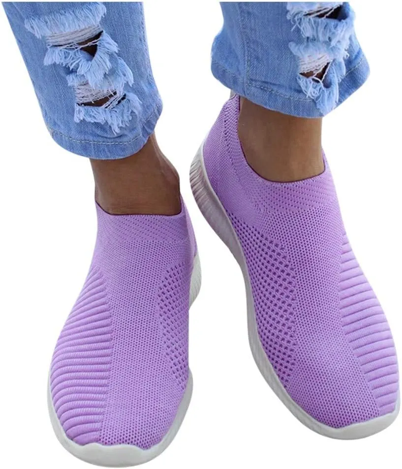 Womens Slip On Walking Shoes Non Slip Running Shoes Mens Tennis Shoes Winter Casual Tennis Shoes Platform Sneakers White Tennis Shoe Trainers Shoe