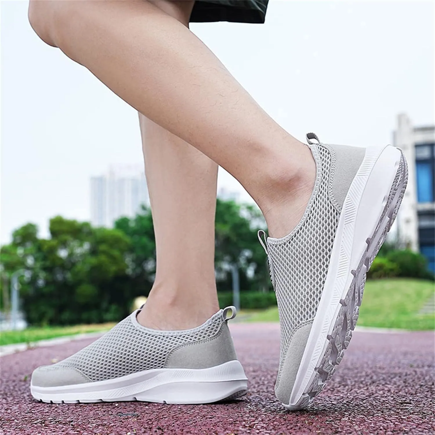 Womens Slip On Walking Shoes Non Slip Running Shoes Non Slip Work Shoes Women Casual Men's Casual Shoes Walking Sneakers Slip On Tennis Shoe Loafers Casual Slip On