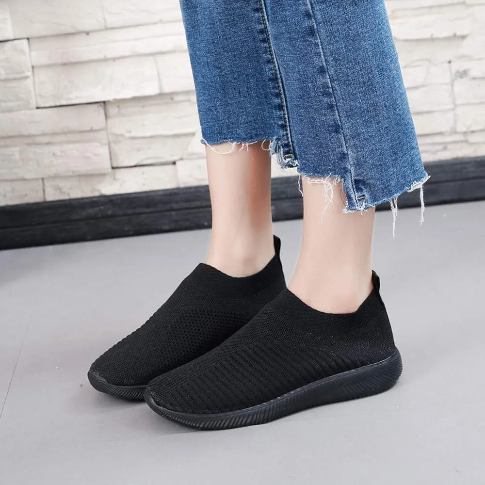 Womens Slip On Walking Shoes Non Slip Running Shoes Non Slip Work Shoes Women Comfort Men Shoes Casual Slip On Sneakers Red Tennis Shoe Loafers Casual Slip On