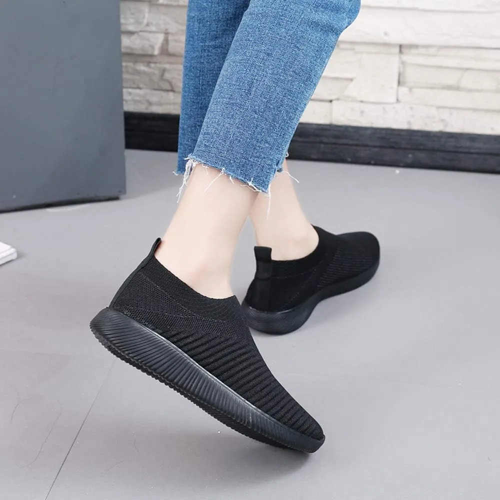 Womens Slip On Walking Shoes Non Slip Running Shoes Non Slip Work Shoes Women Comfort Men Shoes Casual Slip On Sneakers Red Tennis Shoe Loafers Casual Slip On