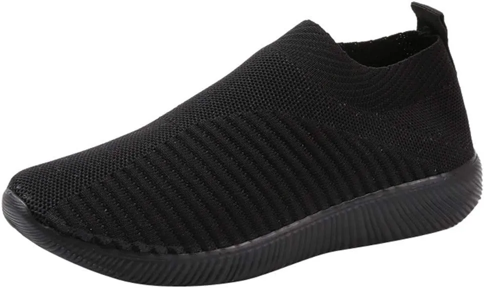 Womens Slip On Walking Shoes Non Slip Running Shoes Non Slip Work Shoes Women Comfort Men Shoes Casual Slip On Sneakers Red Tennis Shoe Loafers Casual Slip On